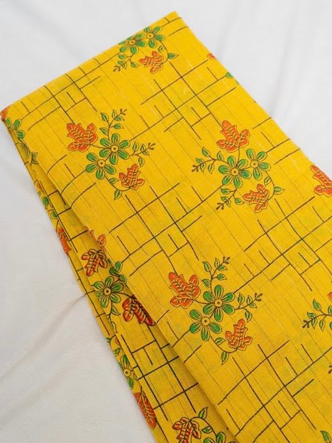 Sunlit Meadow – Handwoven Narayanpet Cotton Saree - Image 6