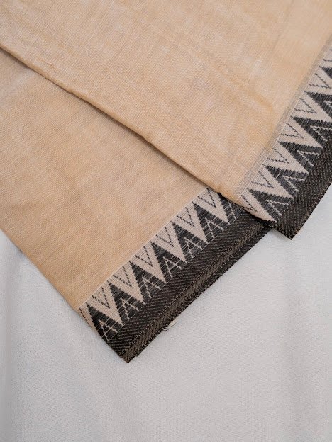 Ivory Dune – Handwoven Narayanpet Cotton Saree - Image 2